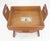 Brown Unusual Solid Colonial Maple Gallery Top Side End Table One Drawer MINT For Sale - Image 8 of 16