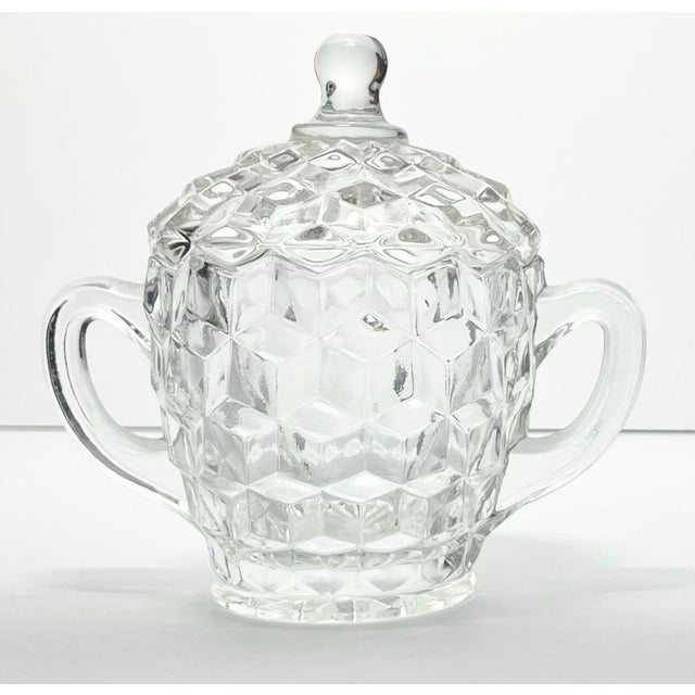 Fostoria 1960s Fostoria “American” Glass Dinnerware Serving Hostess Set - 6 pcs For Sale - Image 4 of 12