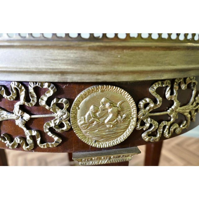 Empire French Oval Centre Table, 1900 For Sale - Image 4 of 8