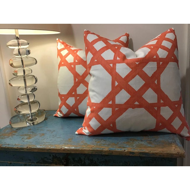 Another wonderful and versatile print from Thibaut!. Cyrus Cane in Coral From Thibaut’s SummerHouse collection is fresh...