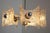 Metal Mid-Century Modern Brutalist Chrome and Glass Chandelier by Kaiser Leuchten, 1970s For Sale - Image 7 of 13
