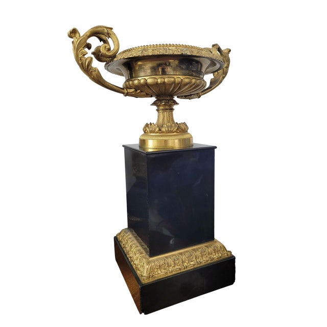 Antique French Empire Ormolu Centerpiece Tazzas, Circa 1860–1880 For Sale - Image 9 of 11