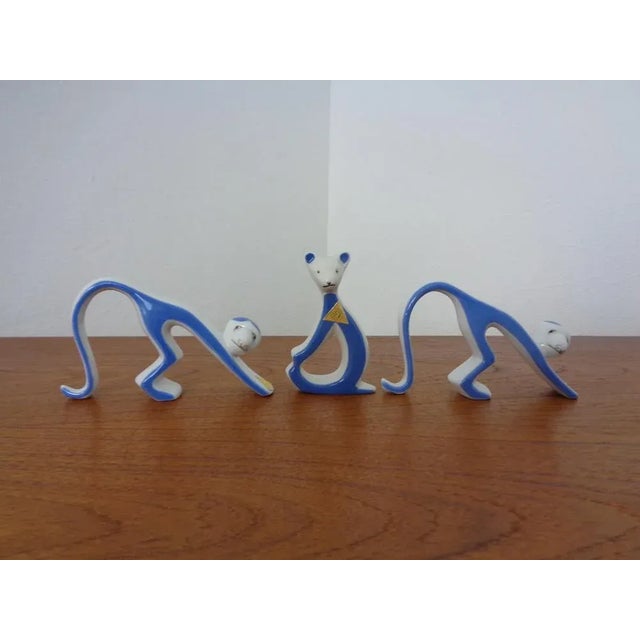 Monkeys and Bear by Royal Dux Bohemia, 1950s, Set of 3 For Sale - Image 6 of 18