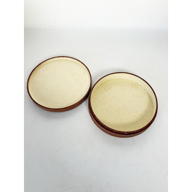 Decorative Leather Box, France, 1960 For Sale - Image 10 of 12