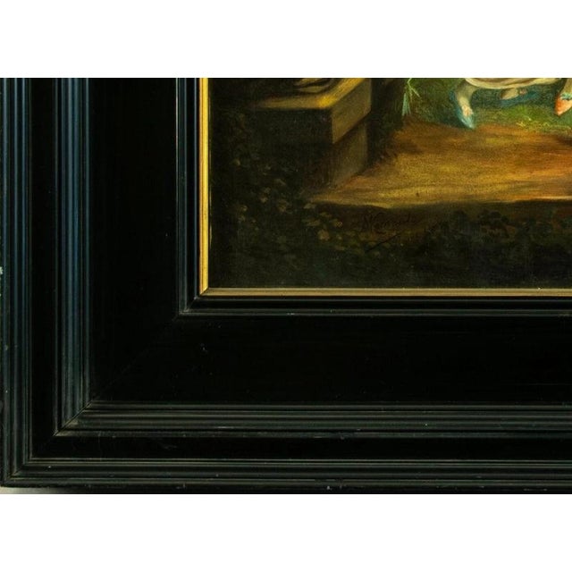 Italian School, The Sermon of Love, 1886, Oil Painting For Sale - Image 4 of 8