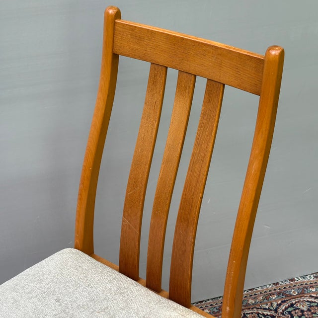 Vintage Farstrup Danish Modern Dining Side Chair As-is for restoration. Signed under the seat.