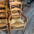 French 1990s Set of 10 Beechwood Ladder Back Chairs For Sale - Image 3 of 5