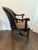 Rustic Early 20th Century Marble and Shattuck Bankers Chair For Sale - Image 3 of 8