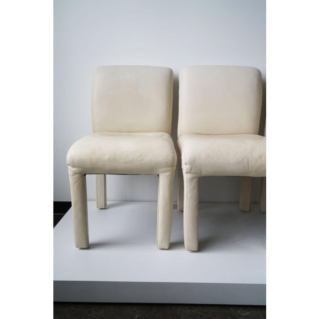 Set of 6 Vintage Vladimir Kagan Style Parson Dining Chairs for