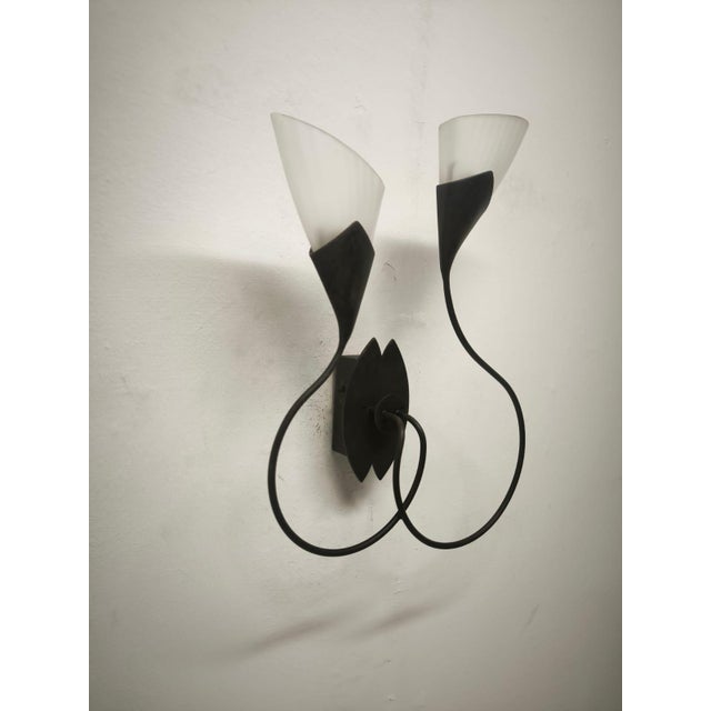 2-Light Wall Lamp by Lamp International, 1990s For Sale - Image 4 of 11