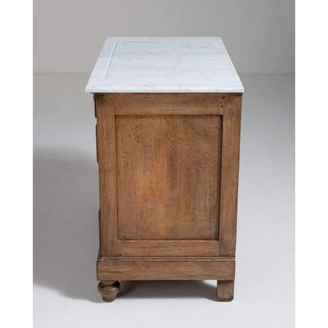 French Marble-Top Chest of Drawers, Antique, France, Circa 1900 For Sale - Image 9 of 14