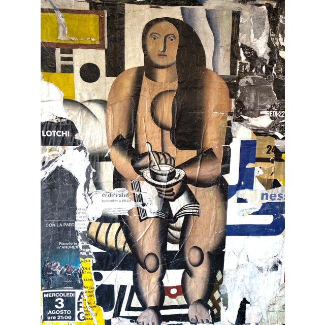 Laurent Durrey, Fernand's Woman, 2000s, Collage For Sale - Image 4 of 7