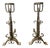 Wrought Iron Andirons, 1930, Set of 2 For Sale