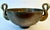 Art Deco French Art Deo Patinated Bronze Bowl with Swan Handles Flanking Sides For Sale - Image 3 of 8