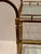 Regency Style 3 Tier Brass & Glass Mid Century Modern Bar Cart For Sale In Philadelphia - Image 6 of 12
