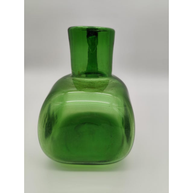 Mid-Century Green Jug from Empoli, Italy, 1970s, in Very Good conditions. Designed 1970 to 1979 This piece is attributed...