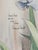 Carmel Foret 1983 Numbered Edition " Little Bearded Blue Iris" Pencil Signed Watercolor Print For Sale - Image 4 of 5