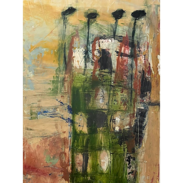 2010s The Gardener, Oil Painting on Board For Sale - Image 5 of 10