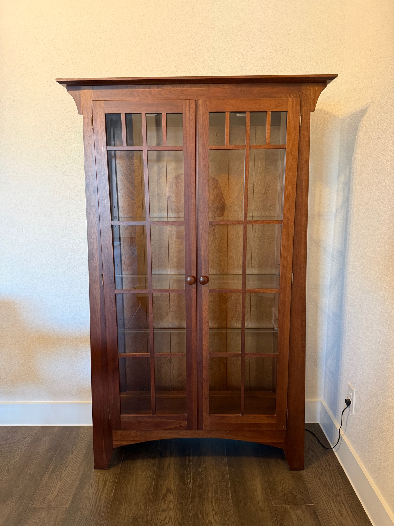 1990s Ethan Allen American Impressions Display Cabinet | Chairish