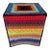 Multi-Colored Handmade Tissue Box Cover For Sale