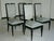 Art Deco Black and White Dining Chairs, 1940s, Set of 6 For Sale - Image 9 of 9