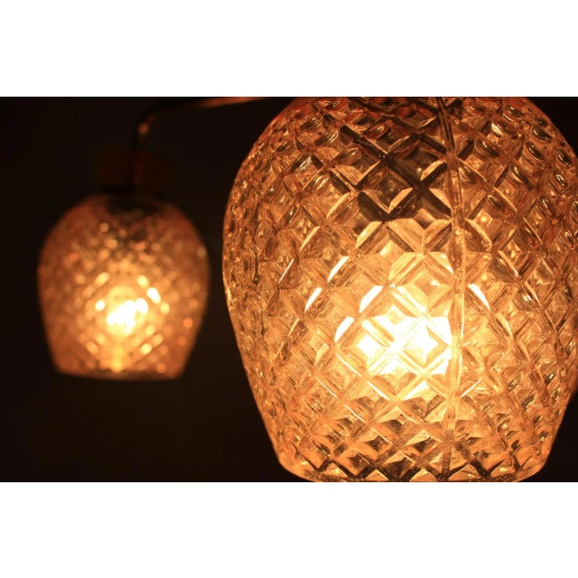 Vintage Chandelier, 1960s, in Very Good conditions. Designed 1960 to 1969 Up to 250V (Europe/UK Standard).The wiring of...