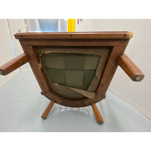 Solid Maple Lodge or Fireside Chair; 1950's State or National Parks Furniture For Sale - Image 4 of 11