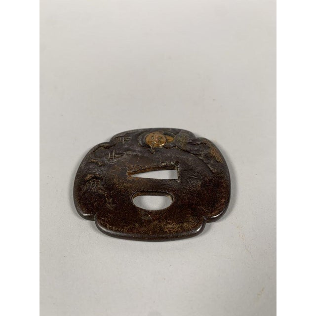 Asian Tsuba Mokko-gatta Edo period (1603-1868) Japan 18th Century For Sale - Image 3 of 7