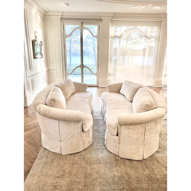 Kravet Classic Curved Sofa Chairish