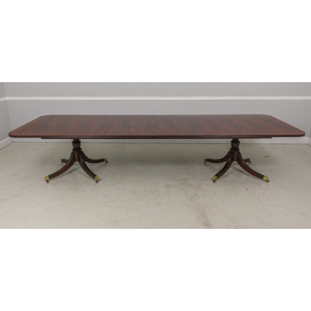 Henkel Harris Model 2296 Flame Mahogany Dining Room Table Chairish