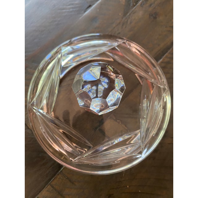 Vintage Brilliant Cut Ice Bucket Cookie Jar For Sale - Image 4 of 6