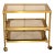 Circa 1970 Mid Century Modern Brass & Glass Trolley For Sale