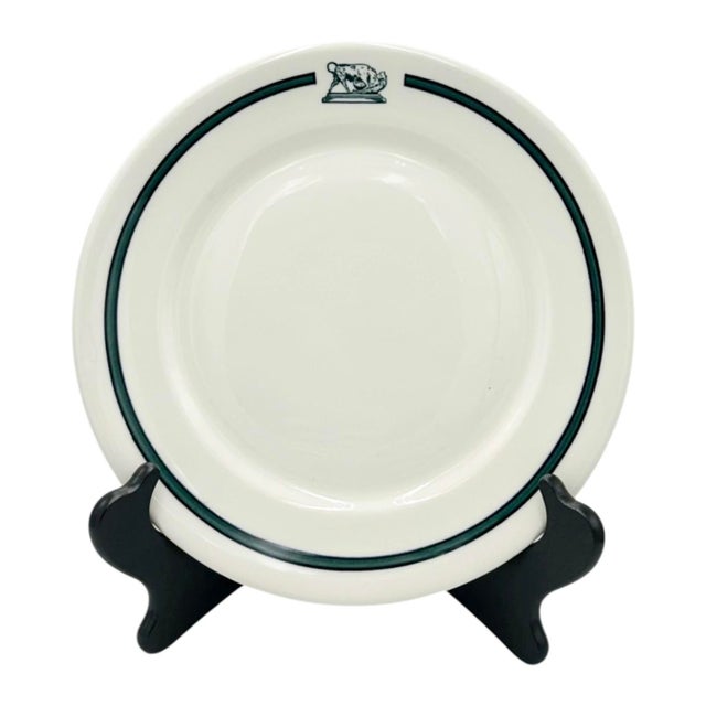 Vintage New York Stock Exchange Luncheon Club Plate 9.5"d For Sale - Image 9 of 10