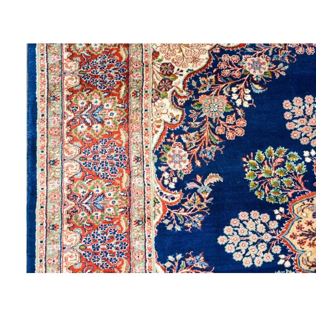 Vintage Tabriz Rug For Sale In Chicago - Image 6 of 12