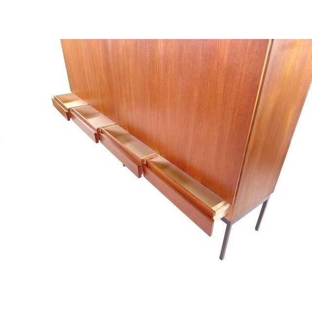 Wood Vintage B60 Highboard in Teak by Dieter Waeckerlin for Behr, 1960s For Sale - Image 7 of 10