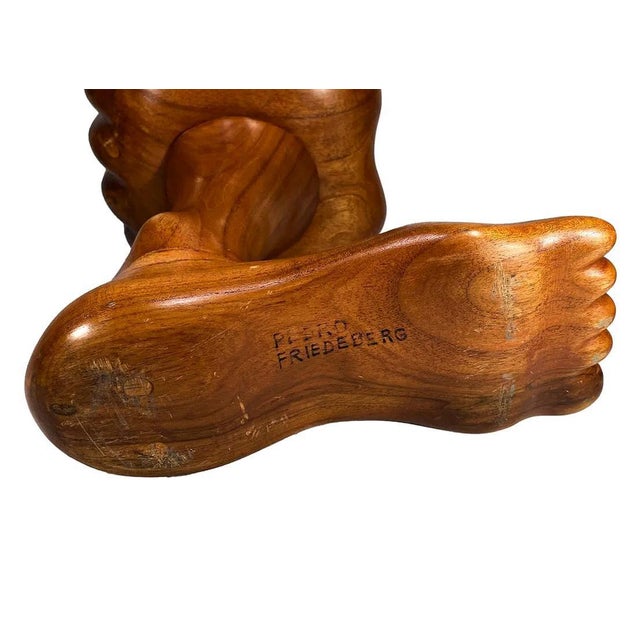 Rare Iconic Surrealism Hand and Foot Sculpture by Pedro Friedeberg For Sale - Image 13 of 18