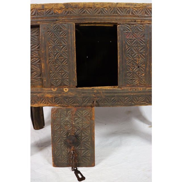 Antique Nomadic Turkmen Yurt Treasure Dowry Chest For Sale - Image 11 of 14