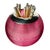 Late 19th Century Victorian English Cranberry Pink Threaded Glass & Sterling Silver Match Striker For Sale - Image 4 of 4