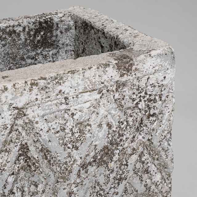 Brutalist Concrete Planter, Antique, France, Circa 1970 For Sale In Greensboro - Image 6 of 8
