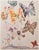 A First Edition period large offset lithograph, full-color print, of original "Butterflies" watercolor by Salvador Dali....