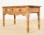 Farmhouse Country English Farmhouse Pine Three Drawer Console Table For Sale - Image 3 of 12