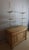 Wood Vintage Oak Counter with Rack, 1940s For Sale - Image 7 of 15