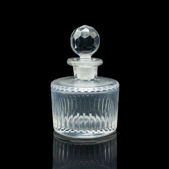 Antique Perfume Bottle, English, Glass Scent Dispenser, Early Victorian, c.1850 For Sale - Image 4 of 10