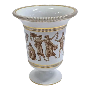 Vintage Italian Classical Theme Urn Vase