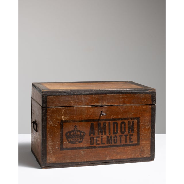 1900 - 1909 Belgium Chocolate Wood Box For Sale - Image 11 of 15