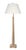 Charleston Floor Lamp, White Washed Wood For Sale