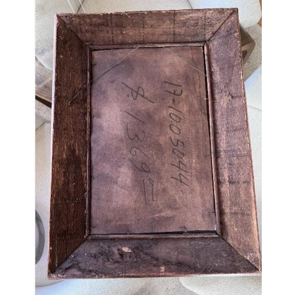 Gold Rare Antique Florentine Verre Églomisé Mirror Dragons & Grotesques c.1850–1880 For Sale - Image 8 of 16