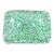 Murano Vintage Fratelli Toso Millefiori Green White Flower Mosaic Italian Art Glass Ruffle Edge Bowl For Sale