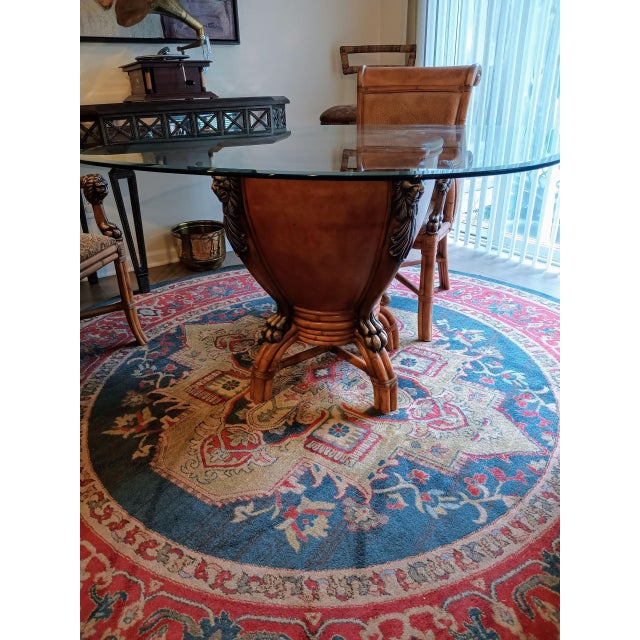 Authentic Rare Vintage Thomasville Ernest Hemingway Dining Set For Sale - Image 12 of 12