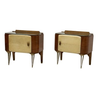 Bedside Tables by Vittorio Dassi and Gio Ponti, 1950s, Set of 2 For Sale